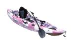 Solo Sea Fishing Recreational Touring Kayak Pink Camo 9' Length With A Deluxed
