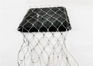 China Ss 316 50mm Stainless Steel Wire Rope Mesh Net Computer Safe Protect wholesale