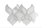 Irregular Waterjet Mosaic Tile , Mosaic Bathroom Floor Tile For Hotel Reception