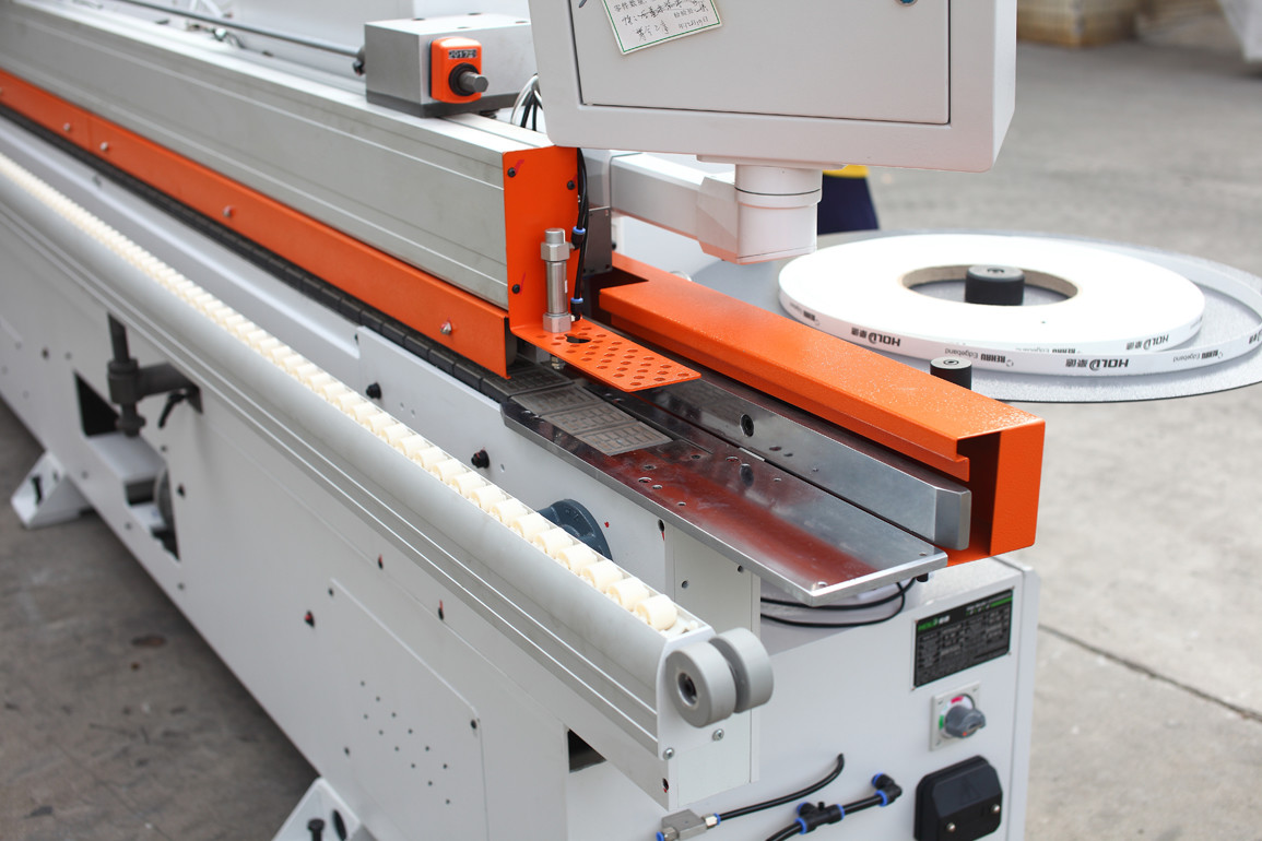 Unequal Double Door Edge Banding Machine Compact Edgebander L Shape