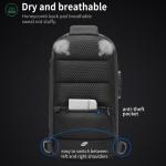 Factory hot OEM custom men travel anti theft shoulder korean style crossbody