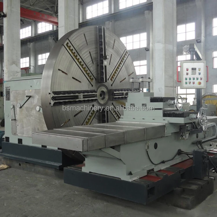 Standard Large Floor Type Lathe For Machining 2500mm Shipyard Propeller