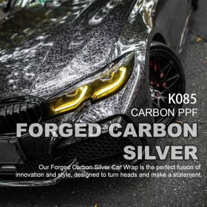 China K085 Silver TPU Color Car Paint Protection Film Forged Carbon Vinyl Wrap Self Healing wholesale