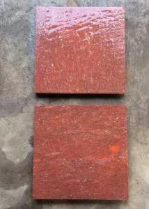 China Red Porphyry Granite Basalt Paver Tiles , Basalt Paving Slabs Stones wholesale