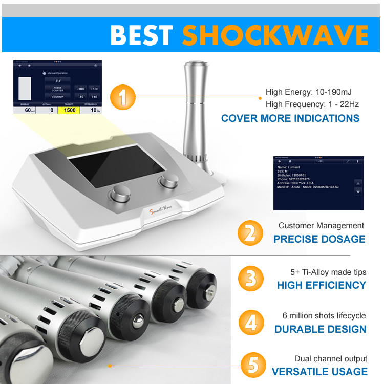 22Hz Extracorporeal Acoustic Wave Therapy Equipment Erectile Dysfunction treatment