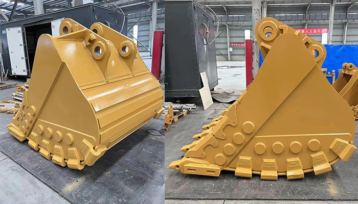 1 Cbm 1 Ton Excavator Rock Bucket In Mining Work