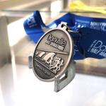 Metal Antique Danville Half Marathon Running Medal with Printed Sublimation