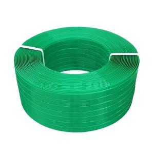 China 1910 Green Embossed PET Plastic Strip Packing Steel High Strength wholesale