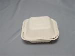 6" Hamburger Biodegradable Sugarcane Plates Restaurants