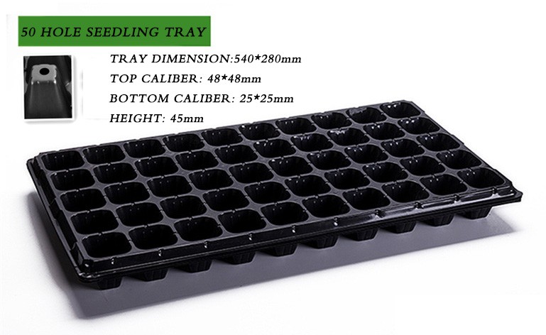 105 Holes Rectangular Polystyrene Seed Raising Tray Deep Cell Plug Trays 540X280mm