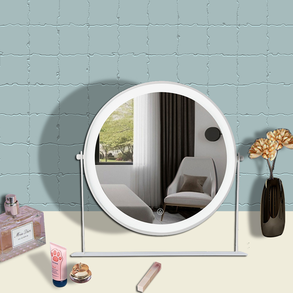 Adjustable Light Lady Dressing Cute Make Up Mirror Morden Style Custom Cosmetic