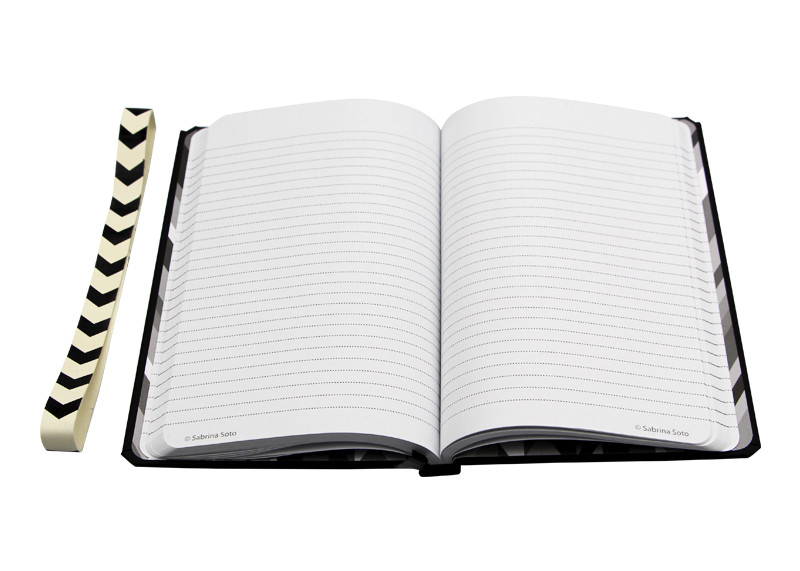 Hard Back Custom Journal Printing Diary Square Circular Elastic Band Included