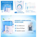 IPX4 Home Use Water Flosser With UV Sterilizer 1250-1700 Times/Min Pulse