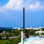 Outdoor Omni Directional Fiberglass Antenna 868mhz Gray with High Gain 8dBi