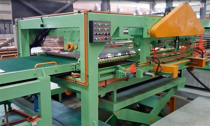 Precision Cut To Length Coil Line Sheet Steel Cut To Length Line 0.3-3 X 1300