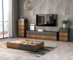 Grey Wood Storage Cabinets Chest Of Drawer Living Room Melamine Wood Furniture