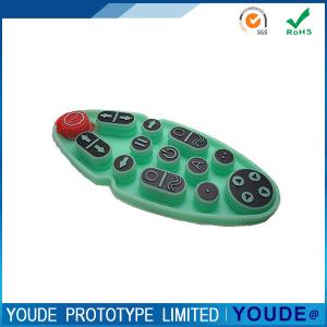 China Small Order Rubber Prototyping Services Vacuum Casting Silicone Rubber Press Key wholesale