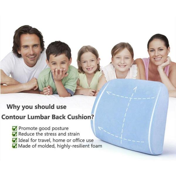 Posture Corrector Alleviates Pain Back Support PU Waist Lumbar Support Cushion For Office Chair