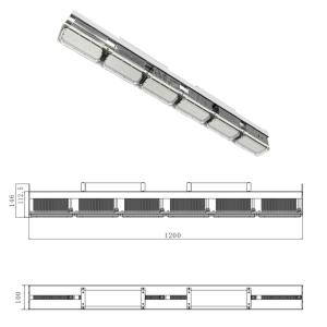 China 600W Full Spectrum LED Grow Light Bar Aluminum Lamp Body Low Heat wholesale