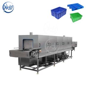 China Fruit Turnover Basket Washing Machine Energy Saving 50L / Min Water Consumption wholesale