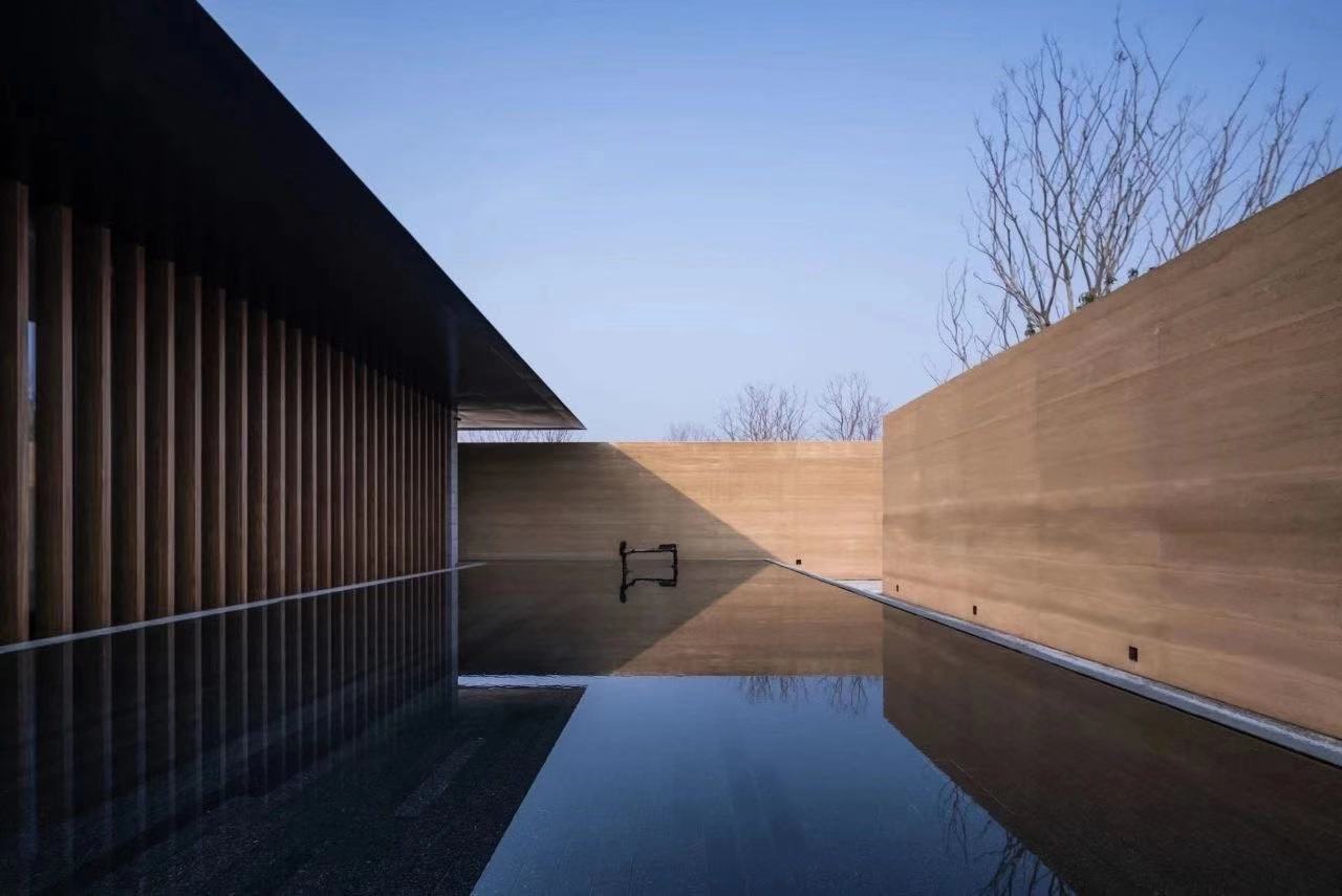 Rammed Earth Board Natural Stone Solid Surface Interior Wall Tiles