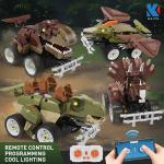 Creative Electronic Dinosaur Toys DIY Educational Rc Car Kids Blocks Toys