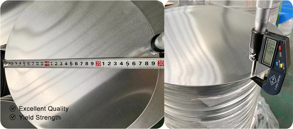 A3003 Aluminum Disc Mill Finish Coating For Pan Non Stick
