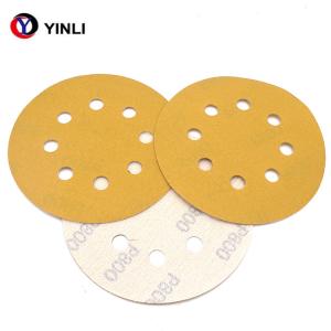 China Wood Polishing 5 Inch Sanding Discs 125mm Sanding Discs 80 Grit Abrasive wholesale