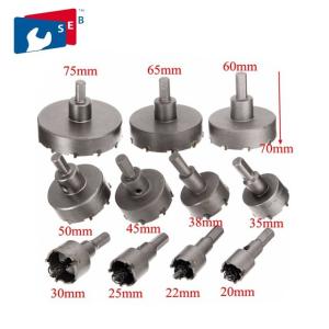 China 14 - 150 Mm Cemented Carbide TCT Hole Saw Apply To Steel Aluminum Iron wholesale