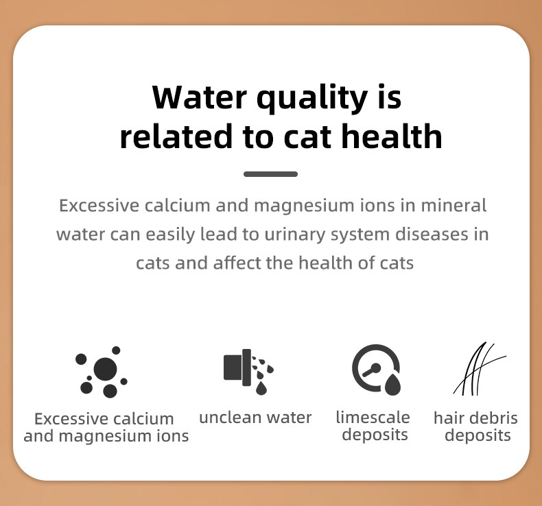 Automatic Pet Water Dispenser Quadruple Depth Filtration 2.5L With Water Shortage Alarm