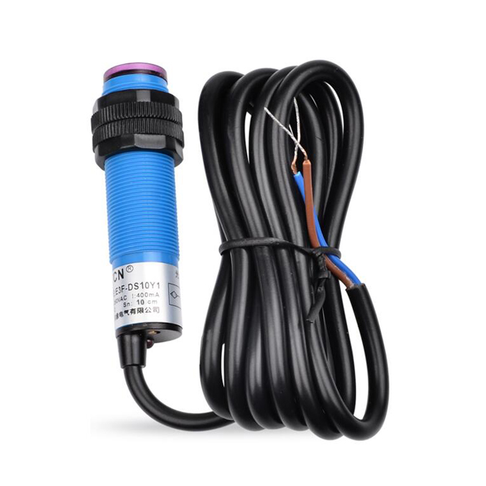 E3F-DS10Y1 Photoelectric Switch Diffuse Reflection Two-Line AC Normal Open Infrared Photoelectric Proximity Switch Sensor