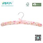 Betterall Cute Flowery Satin Hanger with Pink Bowknot