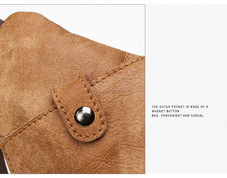 None Pattern Type Genuine Leather Minibook Crazy Horse Leather Messenger Bag for Man