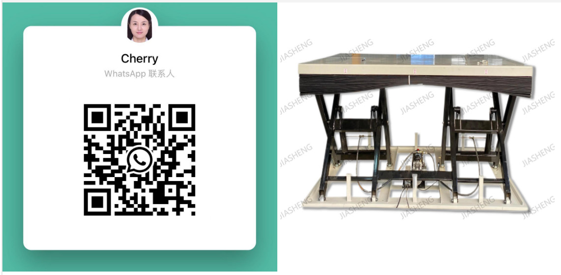 Horizontal Hydraulic Scissor Lift Platform 8000kg 3.4mx1.2m Double Scissor Lift Tables