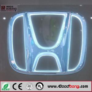 China Export High Quality Outdoor Huge Size Dealership LED Car Emblem Logo Names; wholesale