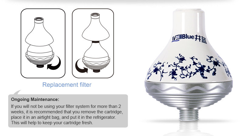 Beautiful Design Shower Filter For Hard Water , Chlorine Removal Shower Filter