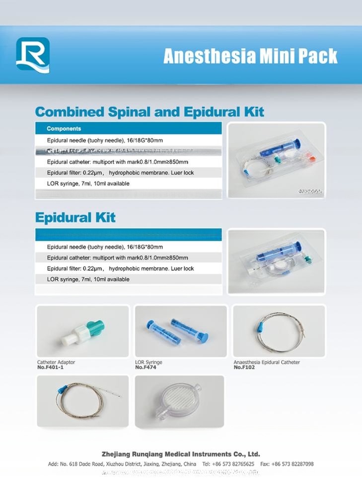 Medical Polymer Materials Products 0.2um Disposable Epidural Filter with 0.2um Filter