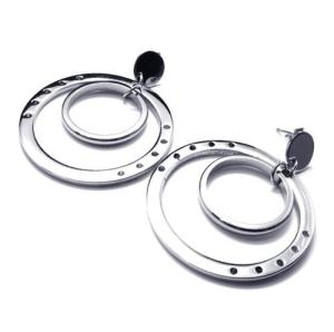 China Fashion High Quality Tagor Jewelry Stainless Steel Earring Studs Earrings PPE035 wholesale