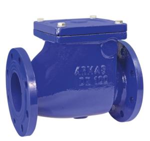 China DN100 4 inch PN10 Cast iron flange swing check valve manufacturer with competitive price wholesale