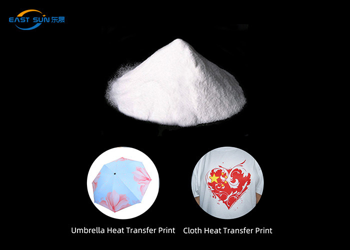 White CO Polyamide Hot Melt Powder Sublimation On Cotton Textile