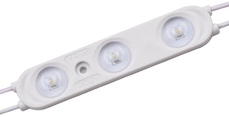 Waterproof LED Module Lights 2835 12V 3 LEDs Single Color LED SMD LED Injection Module