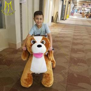 China Hansel amusement park electric walking kids animal mountable riding toys wholesale