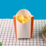 Cardboard Food French Fries Packaging Box Takeaway Disposable Container