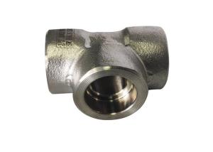 China Equal Tee F51 S32750 6000LB Socket Pipe Fitting wholesale