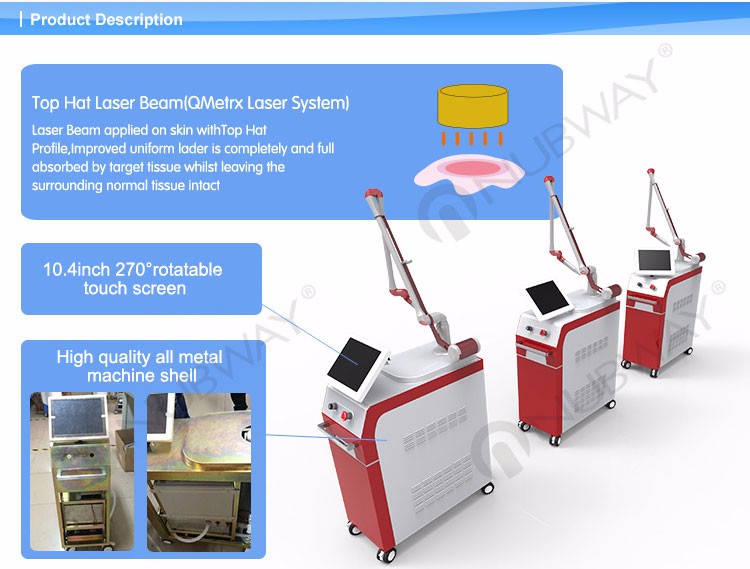 1064nm 532nm 1320nm q switched nd yag OEM High Quality permanent makeup tattoo laser machine