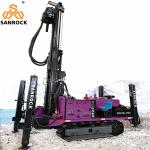 Hydraulic Water Well Drilling Rig Depth 260m Bore hole Portable Water Well
