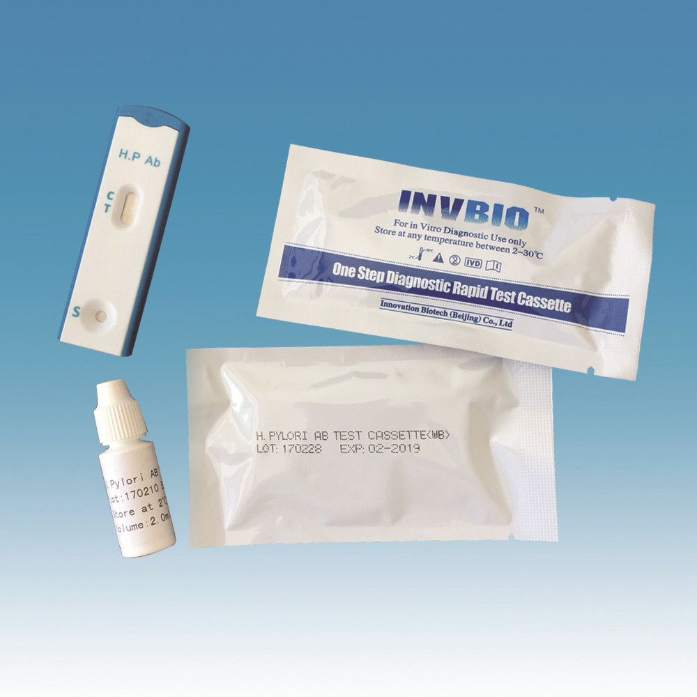 CE Whole Blood Serum H Pylori Cassette Test Ab Rapid Strip