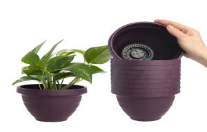 China PP Home Garden Durable Plant Pots Wear Resistance wholesale