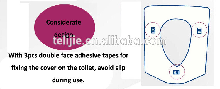 Woodpulp 38X45cm Waterproof Toilet Seat Cover Quick Release