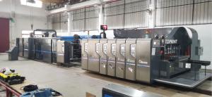 China Carton Folder Gluer Machine 1200x2400 For Corrugated Carton Box Making wholesale